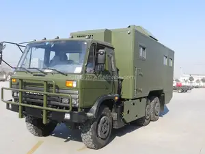 Export in die Mongolei Dongfeng 6x6 alle angetriebenen Food Van Truck/Mobile Food Truck zum Verkauf