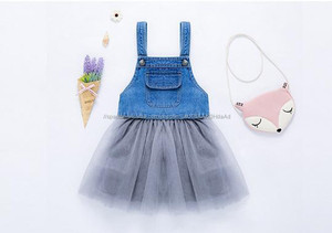 A granel kids de una pieza del bebé jean gasa <span class=keywords><strong>buzos</strong></span> - Product Image 4