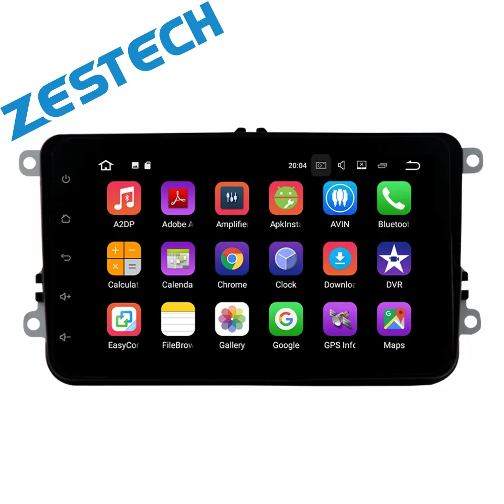 ZETSTECH HD Screen Multimedia for vw golf 6 car dvd system gps navigation android Quad Core 10.0 System