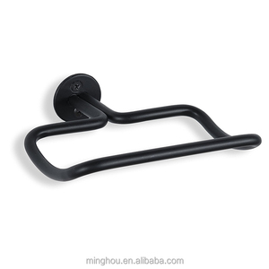 Portabottiglie da Parete per Singola Bottiglia Rivestito in Nero Personalizzato per Bottiglie di Vino Bordeaux - Product Image 5