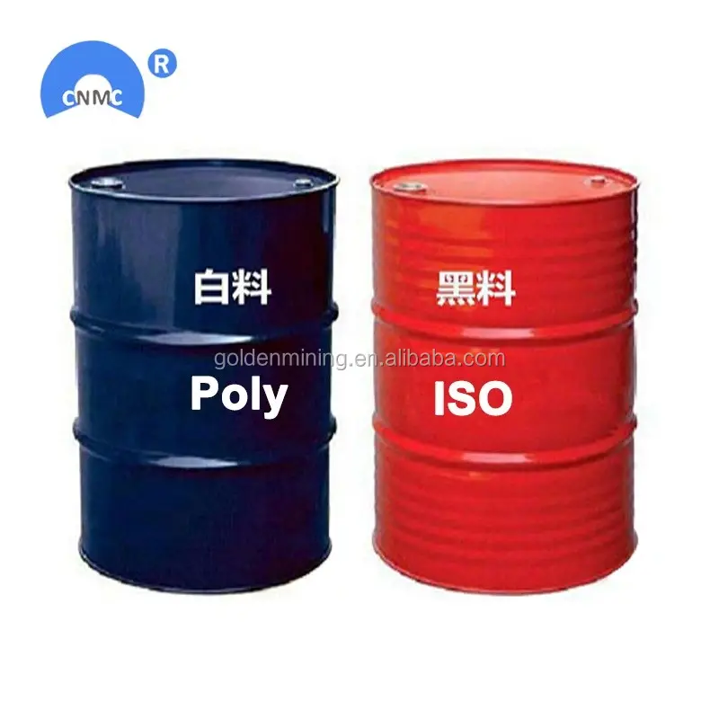 ISO and Poly Closed cell Polyurethane Spray Foam PU chemicals for Insulation