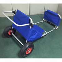 Chaise de plage pliable avec roues, chaise de plage inclinable avec roues, vente chaude