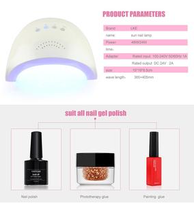 Großhandel versorgung Sonne ein Sonnenschein Sunone UV Lampe 48 watt licht uv led nagel lampe polnischen trockner lampe für nagel
