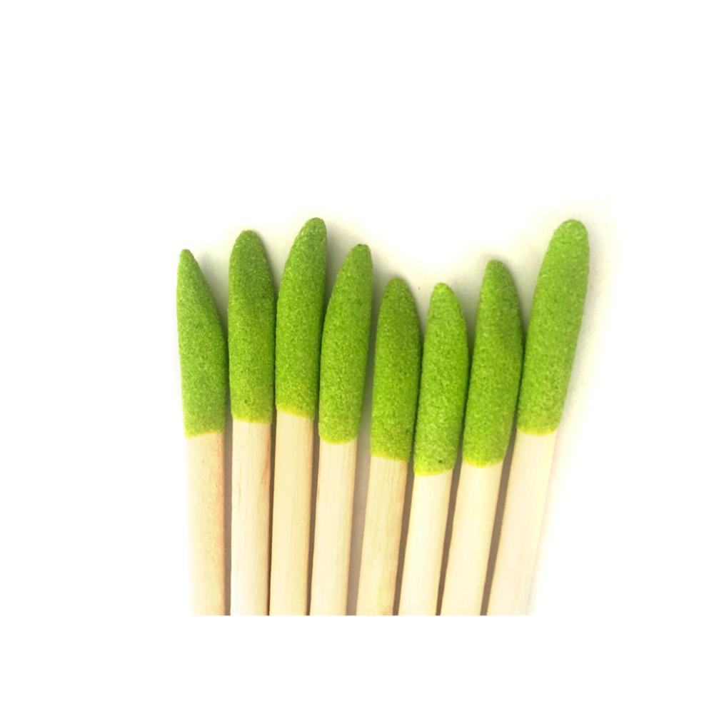 Двухсторонняя пилка для ногтей, шлифовальная деревянная палочка для ногтей с абразивным слоем