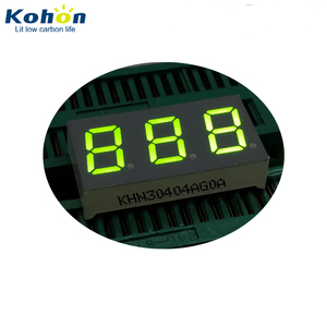 Nhỏ <span class=keywords><strong>7</strong></span> đoạn dẫn hiển thị 3 chữ số 0.4 inch Màu Vàng-Xanh chung anode 24-<span class=keywords><strong>pin</strong></span> - Product Image 2