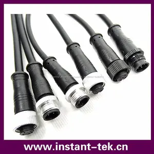 Standard der pvc-kabel wasserdicht M12 4 pin-anschluss