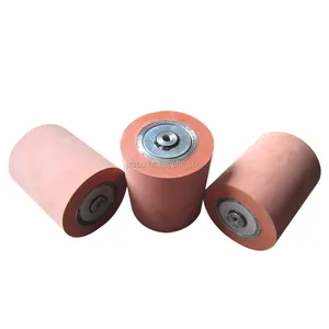 Center Bearing Rubber Coating Custom Vulcanized rubber roller/Rubber rollers