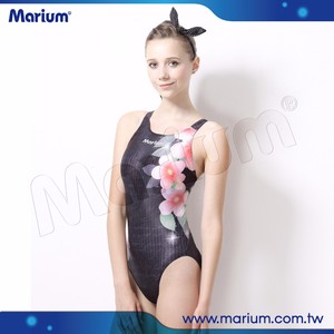 Maillot de bain noir pour femmes, nouvelle collection 2015, maillot de bain de compétition - Product Image 2