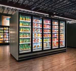 ตั้งตรงซูเปอร์มาร์เก็ต<span class=keywords><strong>ตู้เย็น</strong></span>ขนาดเชิงพาณิชย์เบียร์คูลเลอร์6ประตูกระจกตู้แช่แข็งราคา - Product Image 3