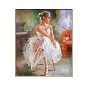Dipinti Impressionisti su Tela Fatti a Mano per Decorazione Casa, Ritratti di Donne Danzanti Balletto, <span class=keywords><strong>Arte</strong></span> Murale - Product Image 6