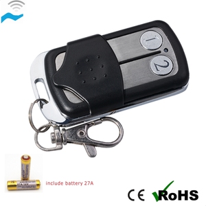 Unité de télécommande métallique à 2/4 boutons avec fermeture coulissante pour accès aux portes - Product Image 1