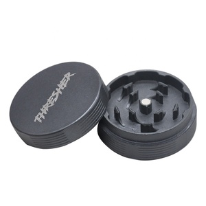 Moulin à tabac en aluminium 56MM 2 pièces avec dents en diamant tranchantes accessoires de moulins à tabac - Product Image 6