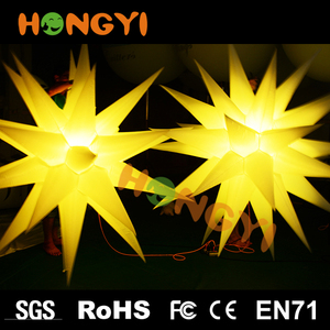 Fábrica directa iluminación LED inflable estrella estrellas coloridas medusas luminosa <span class=keywords><strong>discoteca</strong></span> apoyos modelo - Product Image 3