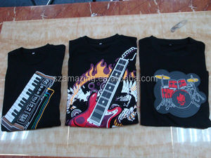 बजाने योग्य संगीत बैंड इलेक्ट्रॉनिक टी-शर्ट किट गिटार + ड्रम टशर्ट + पियानो टी-शर्ट - Product Image 2