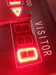 Evershine 1.8 "r kỹ thuật số điện tử bóng rổ scoreboard/kỹ thuật số điểm dẫn Bảng hiển thị/LED scoreboard với Shot đồng hồ - Product Image 5