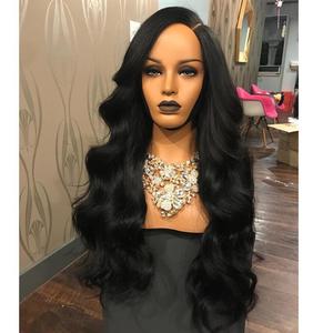 คุณภาพสูงเพศผู้หญิง <span class=keywords><strong>Hair</strong></span> 24 นิ้ว Body Wave 150 - 180% ความหนาแน่นยาวเต็มรูปแบบวิกผมลูกไม้ - Product Image 2