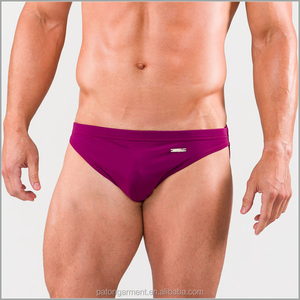 Lisos de encargo color de poliamida mens del traje de baño <span class=keywords><strong>bikini</strong></span> PDDME110 - Product Image 4