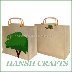 Bolsa de yute de arpillera para compras, bolso de compras cómodo y duradero, transparente, para ventana de Pvc, venta directa de fábrica - Product Image 2