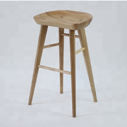 Ash Wood High bar Stool