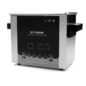 GT SONIC-limpiador ultrasónico Digital, 3L, 100W, para laboratorio, impresión Dental 3D