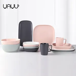 Restaurant Modern Living Multi-Gekleurde Porselein Servies Keramische Diner Set