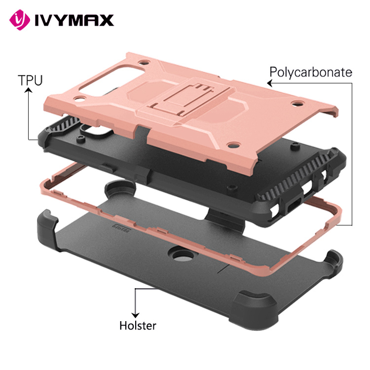 IVYMAX Multi types de bonbons pc tpu dur couleur armure cas pour samsung galaxy note 8