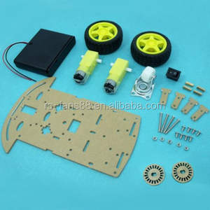 السيارة الذكية الروبوت بلاستيك مع عجلة الاطارات <span class=keywords><strong>3</strong></span>-6v <span class=keywords><strong>arduino</strong></span> العاصمة العتاد المحرك - Product Image 3