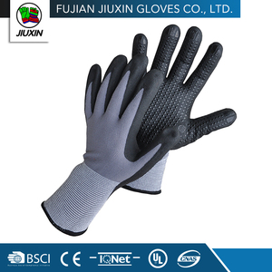 Nuevo producto, engranaje recubierto de látex, nitrilo, trabajo de mano de nailon recubierto de látex, guantes de trabajo de seguridad protectores para hombres para el trabajo - Product Image 6