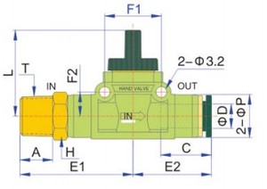 Valvole di Non Ritorno HVSF con Raccordi in Linea per Controllo del Flusso Manuale dell'Aria - Product Image 5