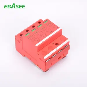 AC DC 4 pole class B C SPD Surge Protector Surge Protective Device