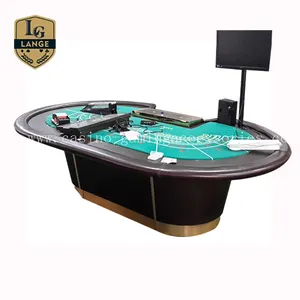 Table De Poker professionnelle Poke Table avec plateau de revendeur à vendre