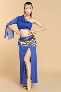 BestDance <span class=keywords><strong>Costume</strong></span> Sexy per Danza del Ventre, Set con Top, <span class=keywords><strong>Reggiseno</strong></span>, Sciarpa per Fianchi e Gonna, <span class=keywords><strong>Costume</strong></span> per Carnevale - Product Image 4