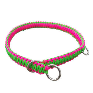 手作りのパラコード犬の首輪と鎖 - Product Image 3