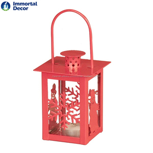 Mini color <span class=keywords><strong>verde</strong></span> árbol de Navidad linternas con tealight - Product Image 5