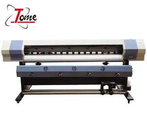 Guangzhou digital printing machine with xp600 printhead 1.8m eco solvent printer for vinyl