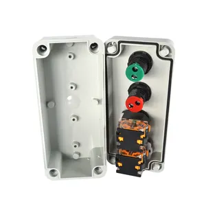 IP67 Green And Red Power Push Botton Switch ON And OFF Box With Red And Green Indicator Light