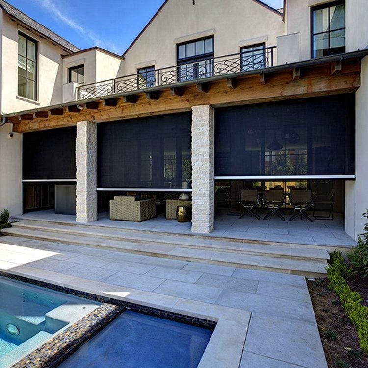 Выдвижные Наружные Жалюзи с боковой дорожкой