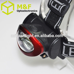 Lampu depan LED daya tinggi ringan dioperasikan baterai <span class=keywords><strong>3AAA</strong></span>