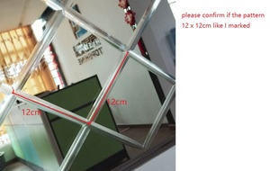 Sin Marco en forma de U ranurado V acanalado grabar espejo biselado arte espejo decorativo - Product Image 4