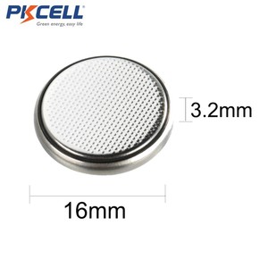 Pkcell pile bouton au lithium 3V CR1632 120mAh batterie jetable achats <span class=keywords><strong>en</strong></span> <span class=keywords><strong>ligne</strong></span> pour calculatrices - Product Image 2