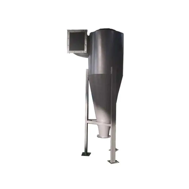 Industrial cyclone dust collector for wood dust, saw dust, boiler dust