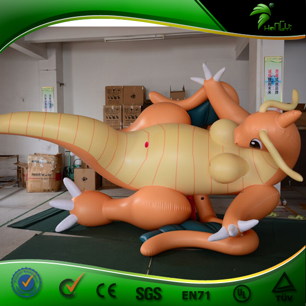 PVC Trans Gonflable Orange Dragon Animaux, gros Seins Gonflable Poupée de Sexe pour les Hommes