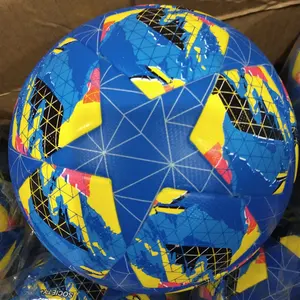 TOP quality good design size 5 PU leather soccer ball training match football ball