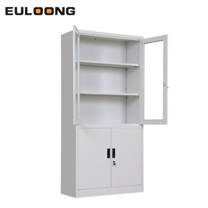<span class=keywords><strong>Armoire</strong></span> métallique de rangement pour médicaments avec porte battante en verre verrouillable pour hôpital - Product Image 3