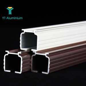 รางผ้าม่านอลูมิเนียมรางอุปกรณ์เสริม I Beam รางผ้าม่านแบนคู่แบบยืดหยุ่น - Product Image 5
