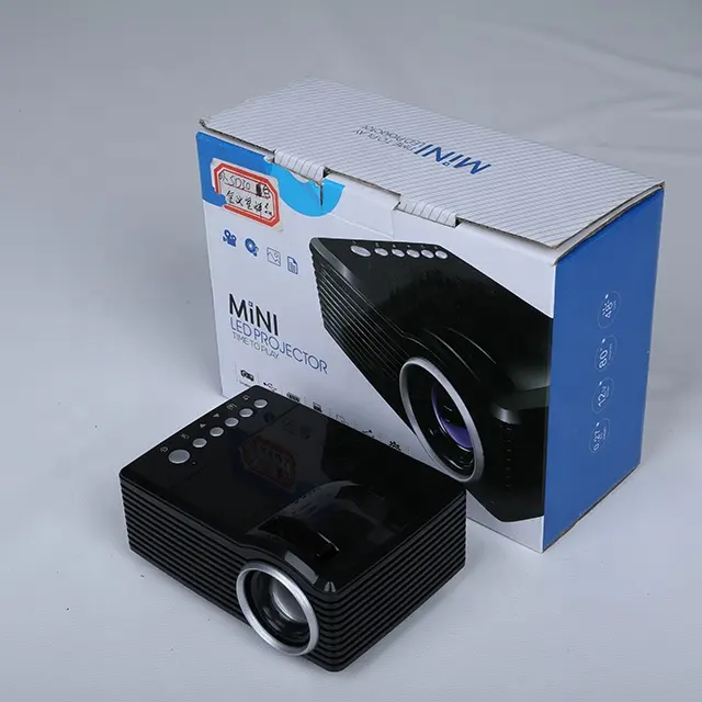 Mejor venta SD30 Mini proyector soporte 1080p portátil de 450 lúmenes LED Multimedia proyector de vídeo