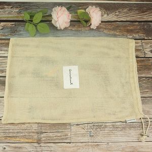 定制标志大拉绳棉/帆布手提包，带水果主题设计高级包装袋 - Product Image 6