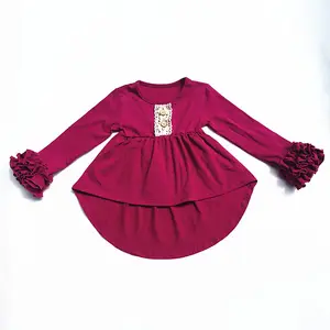 Nuevo patrón de bebé vestido de diseño para la primavera de 2020 de algodón-vestido para niña fiesta de vestido ropa de niños de moda
