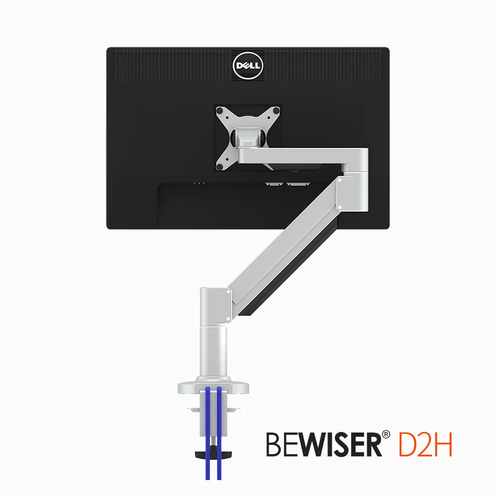 Monitor stand with USB port lcd desktop vesa monitor bracket(BEWISER D2H)
