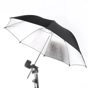 カメラ三脚写真スタジオライト傘ライトスタンドブラックの屋外傘ホルダークリップクランプブラケットサポート